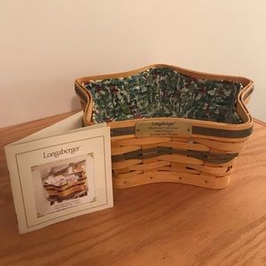 “Green Shining Star” Longaberger star basket